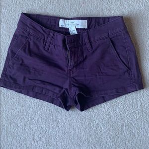 Purple shorts